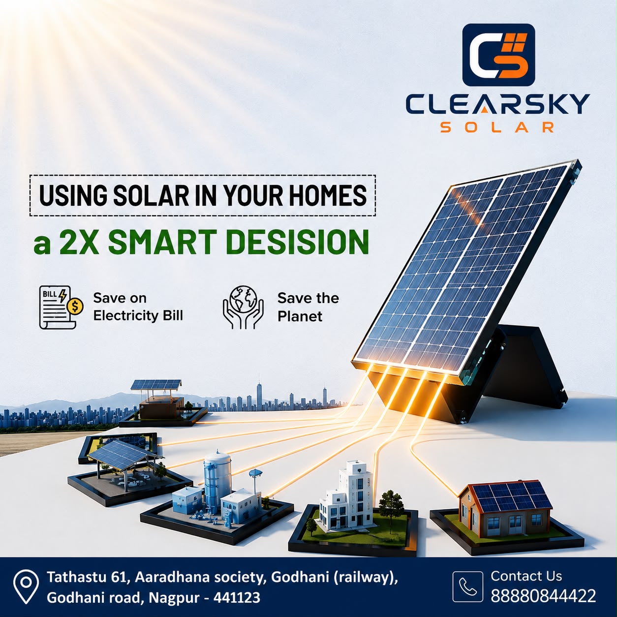 ClearSky Solar - Solar Energy promotional creative